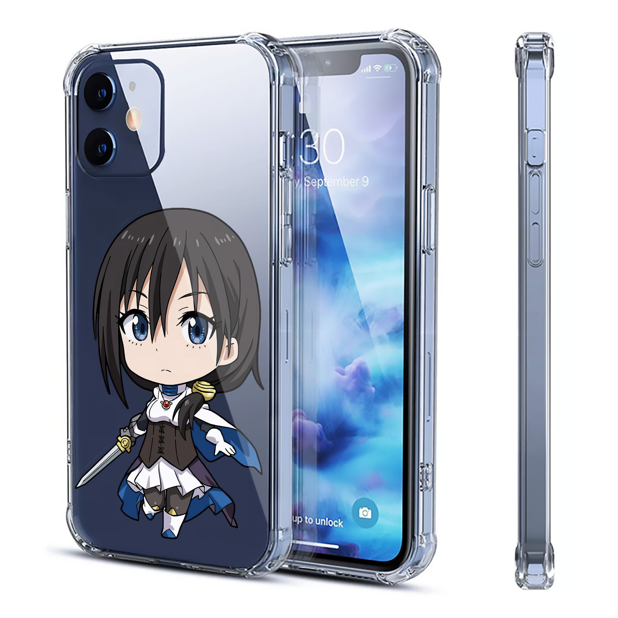 （画像用） 転スラ Regarding Reincarnated to Slime 【iPhone 12シリーズ対応】透明スマホケース（クリアソフトケース）